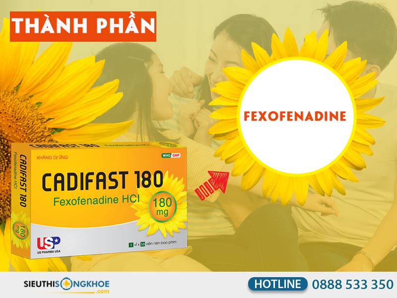 thanh phan thuoc fexofenadine