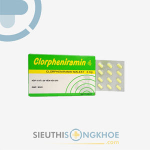 Thuốc Clorpheniramin 4 – Điều Trị Viêm Mũi Dị Ứng
