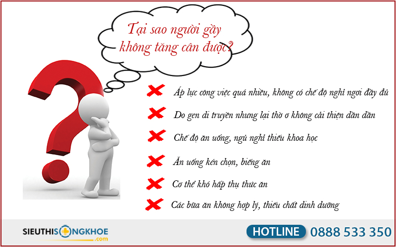 tăng cân cho người gầy an toàn