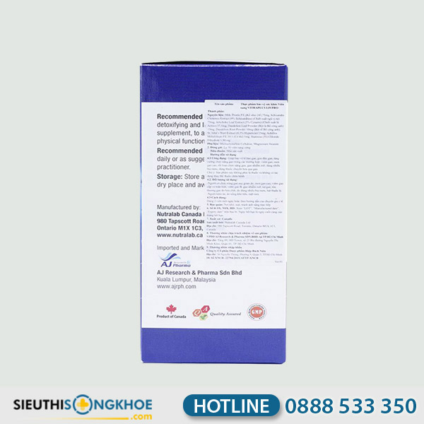 Viên uống Vitraplus Livpro - Hỗ Trợ Bảo vệ Thải độc & Bồi Bổ Gan