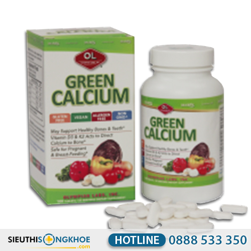 Green Calcium- Viên Uống Bổ Sung Canxi Cho Mẹ Bầu