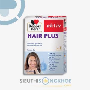 Hair Plus – Viên Uống Hỗ Trợ Tóc Chắc Khoẻ , Dày Mượt
