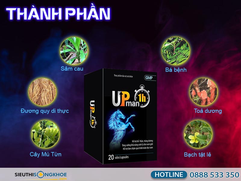 thành phần của viên uống upman1h