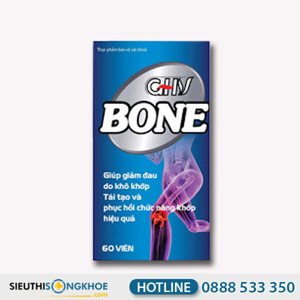 Viên Uống GHV Bone - Hỗ trợ Giảm Đau & Bổ Sung Chất Cho Xương Khớp Chắc Khoẻ