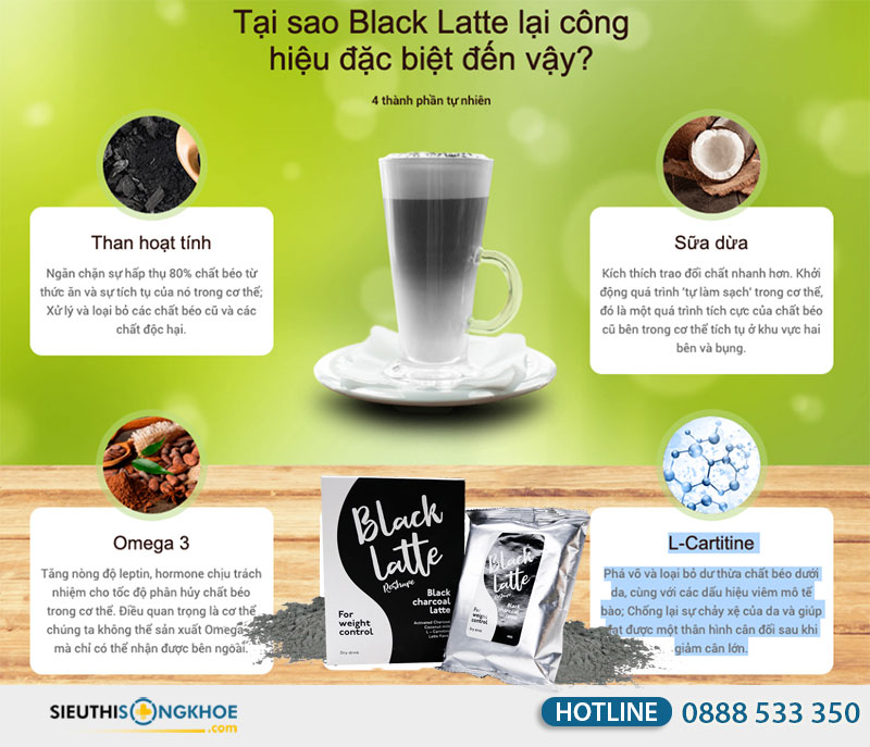 black latte có tốt không