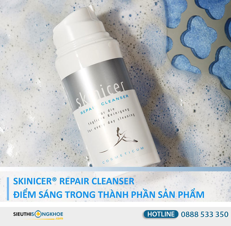 sữa rửa mặt skinicer repair cleanser có tốt không
