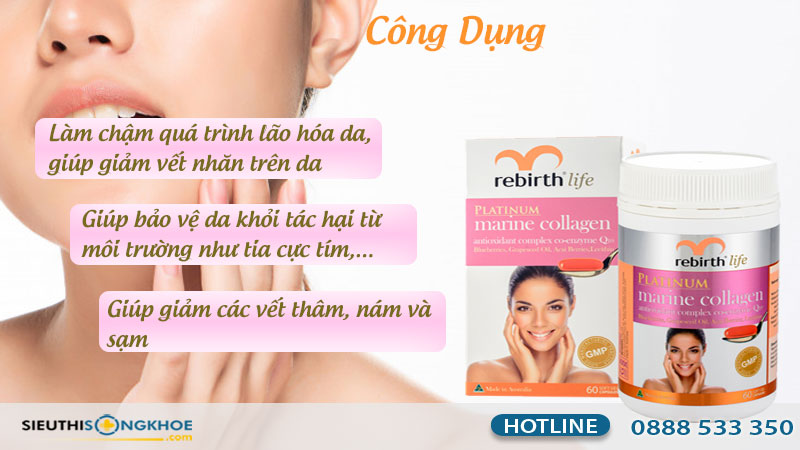 collagen rebirth 1000mg có tốt không