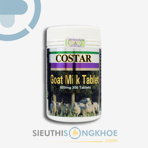 Costar Goat Milk Tablet - Viên Uống Sữa Dê Cô Đặc Hỗ Trợ Chăm Sóc Sức Khoẻ Người Già & Trẻ Nhỏ