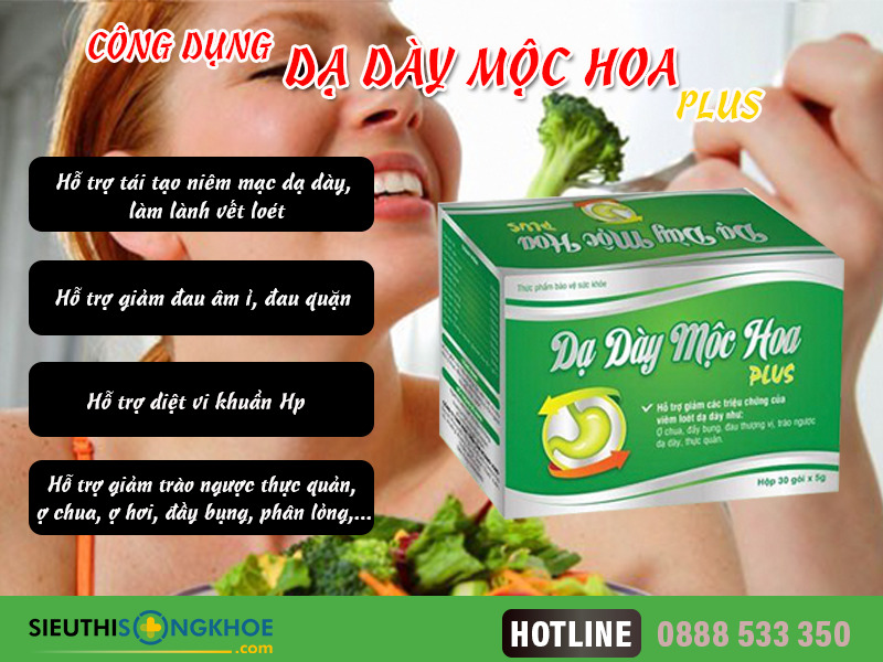 Dạ Dày Mộc Hoa Plus Có Tốt Không? Giá Bao Nhiêu? Mua Ở Đâu?