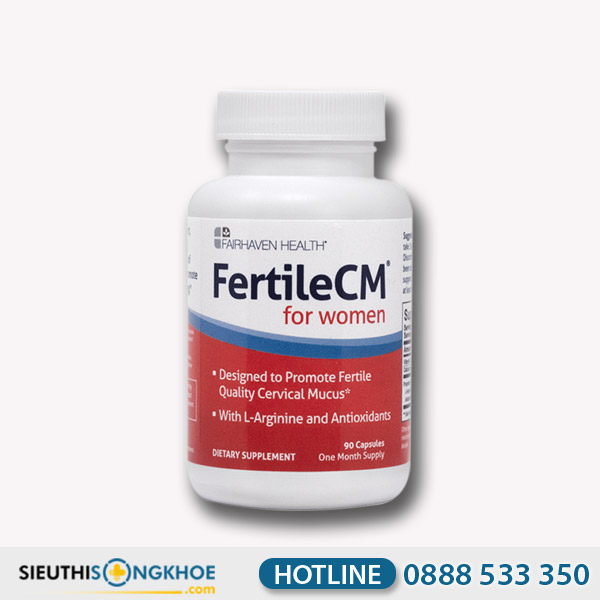 Viên Uống FertileCM - Hỗ Trợ Sản Sinh Tăng Chất Nhầy Cổ Tử Cung Cho Nữ Giới