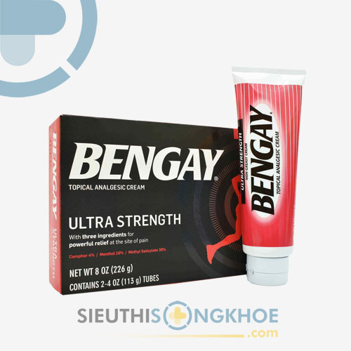 Bengay Ultra Strength - Kem Xoa Bóp Giảm Đau, Bong Gân, Viêm Cơ Từ Mỹ