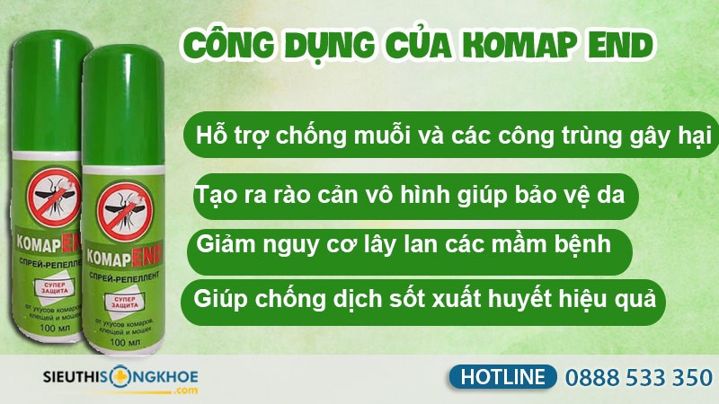 KOMAP END có tốt không