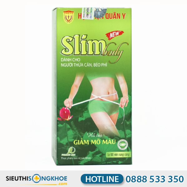 Slim Body - Viên Uống Hỗ Trợ Giảm Cân, Giảm Béo