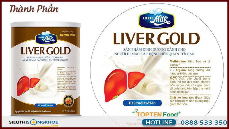 sữa liver gold có tốt không