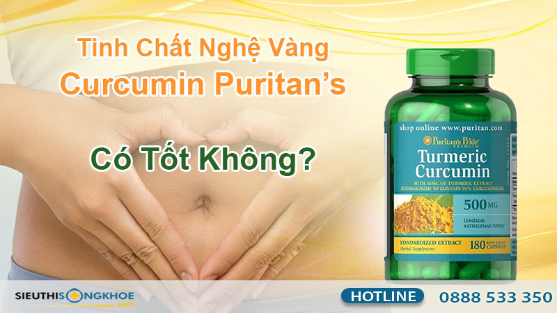 tinh chất nghệ vàng curcumin puritan's pride có tốt không