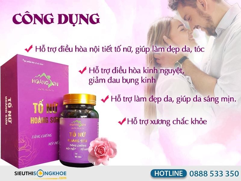 Tố Nữ Hoàng Sơn - Viên Uống Tăng Nội Tiết Tố, Ngừa Lão Hóa