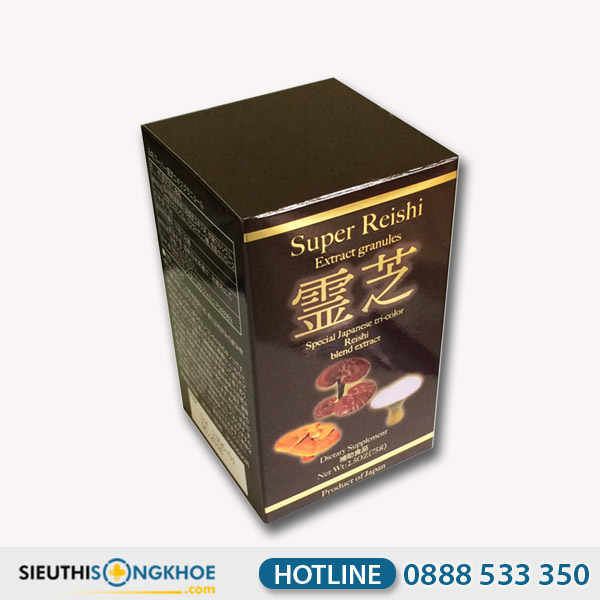 Super Reishi Powder - Hỗ Trợ Lọc Máu, Thải Độc Gan & Ngăn Ngừa Ung Thư