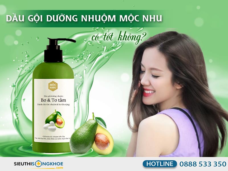 dầu gội dưỡng nhuộm mộc nhu