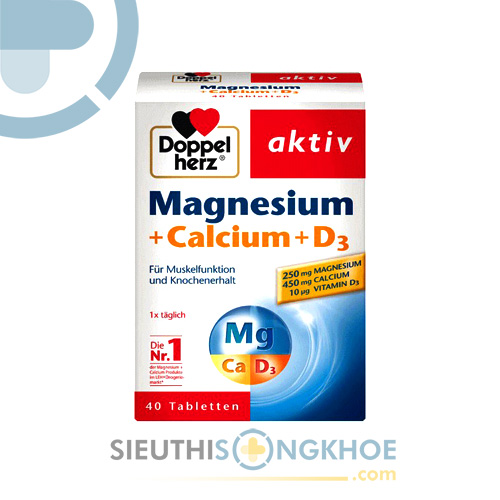 Doppelherz Aktiv Magnesium Calcium D3 – Viên Xương Khớp