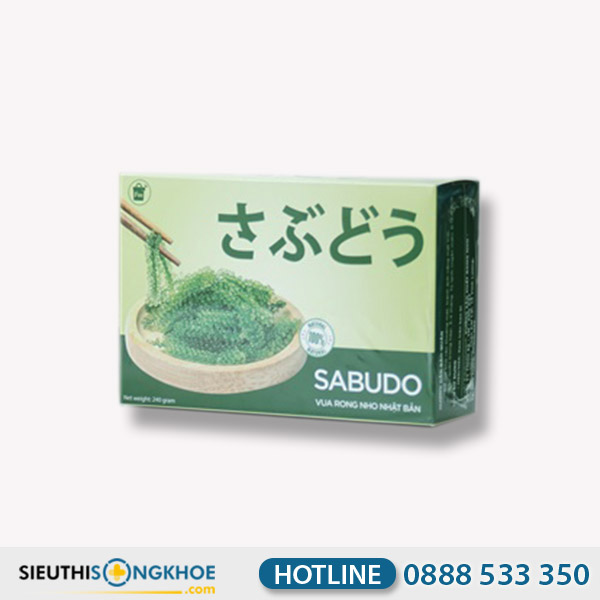 Sabudo - Gói Rong Nho Hỗ Trợ Tăng Cường Hệ Miễn Dịch & Nâng Cao Sức Khoẻ