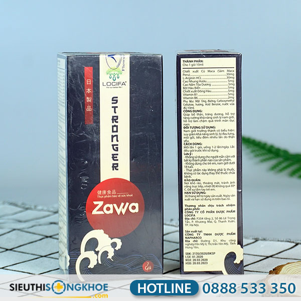 Zawa – Nước Uống Hỗ Trợ Tăng Sinh Lý Nam Giới