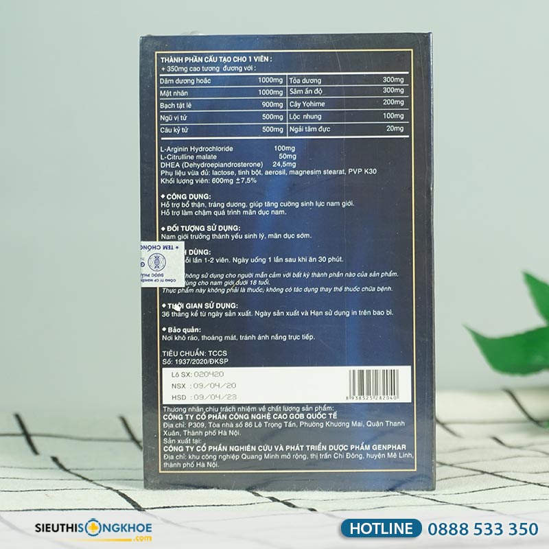 Gen X Gold - Viên Uống Tăng Cường Sinh Lý Nam