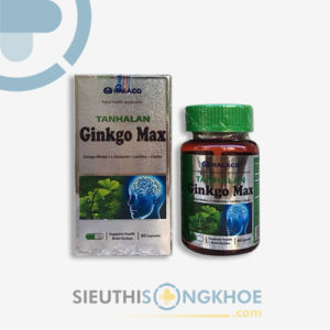 Viên Uống Ginkgo Max Tanhalan – Hỗ Trợ Thúc Đẩy Tuần Hoàn Máu Não
