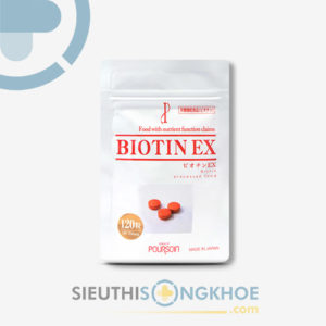 Poursoin Biotin EX – Hỗ Trợ Bổ Sung Chất Giảm Rụng Tóc & Đẹp Da