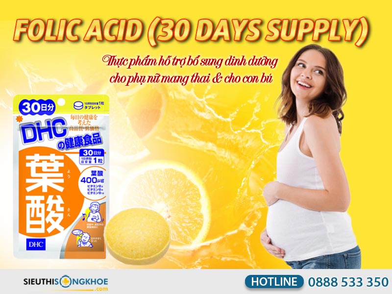 dhc folic acid 30 days
