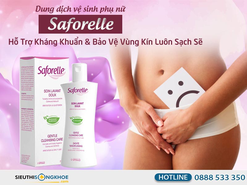 dung dịch vệ sinh phụ nữ saforelle