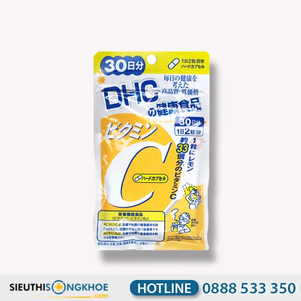 DHC Vitamin C 30 Days - Viên Uống Hỗ Trợ Đẹp Da