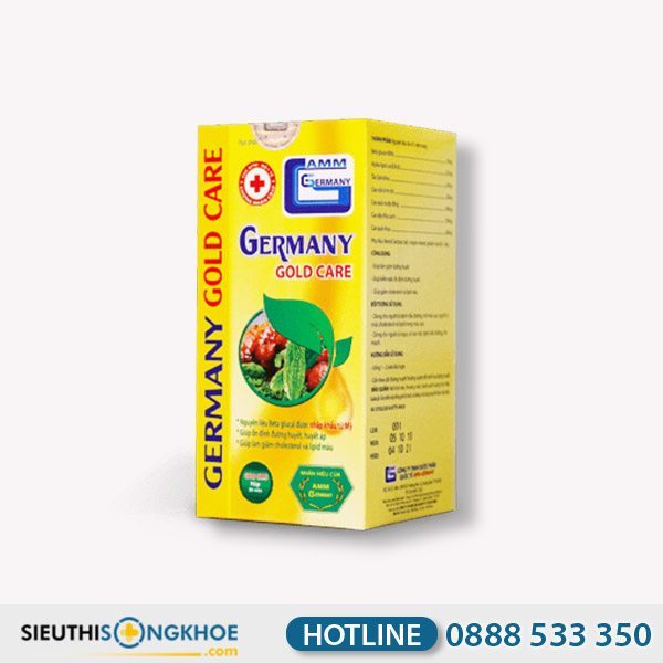 Germany Gold Care - Viên Uống Hỗ Trợ Cân Bằng Đường Huyết, Huyết Áp, Ngừa Đột Quỵ