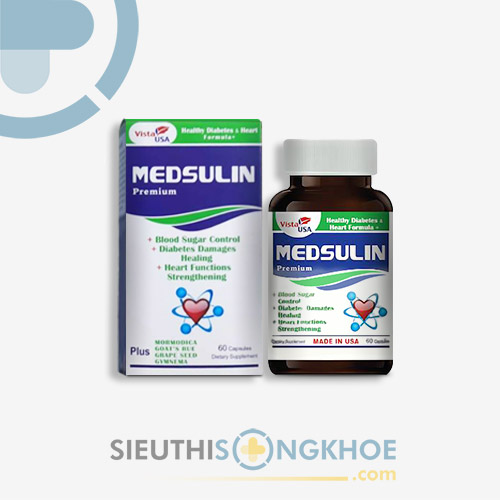 Medsulin Premium - Viên Uống Hỗ Trợ Ổn Định Đường Huyết Cho Người Tiểu Đường