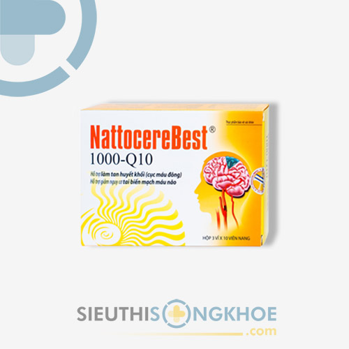 Viên Uống Nattocerebest - Hỗ Trợ Lưu Thông Máu Cho Tim & Não Bộ, Ngăn Ngừa Tai Biến