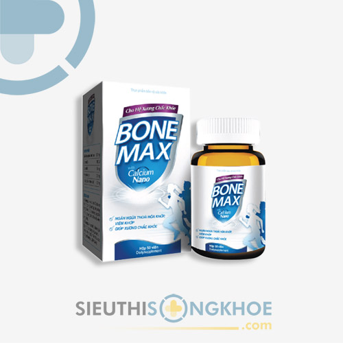 Bone Max - Viên Uống Hỗ Trợ Bổ Sung Dưỡng Chất Giúp Xương Chắc Khoẻ