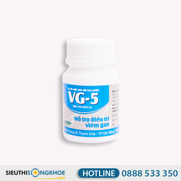VG5 - Viên Uống Hỗ Trợ Tăng Cường Chức Năng & Giải Độc Gan