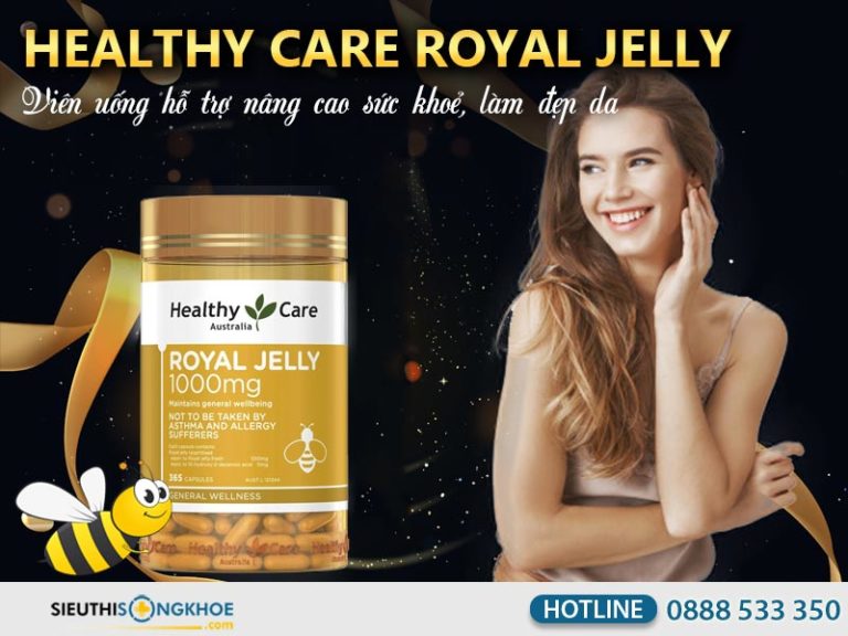 Healthy Care Royal Jelly 1000mg Chính Hãng {890.000đ} Năm 2021