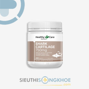 Healthy Care Shark Cartilage 750mg – Viên Uống Hỗ Trợ Bảo Vệ Xương Khớp