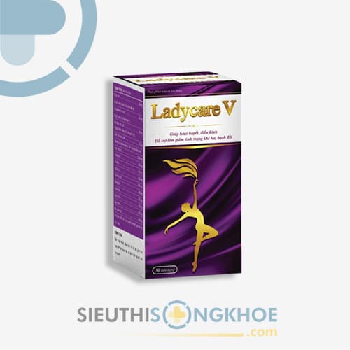 Ladycare V - Viên Uống Hỗ Trợ Làm Sạch & Đào Thải Khí Hư Huyết Trắng Phụ Nữ