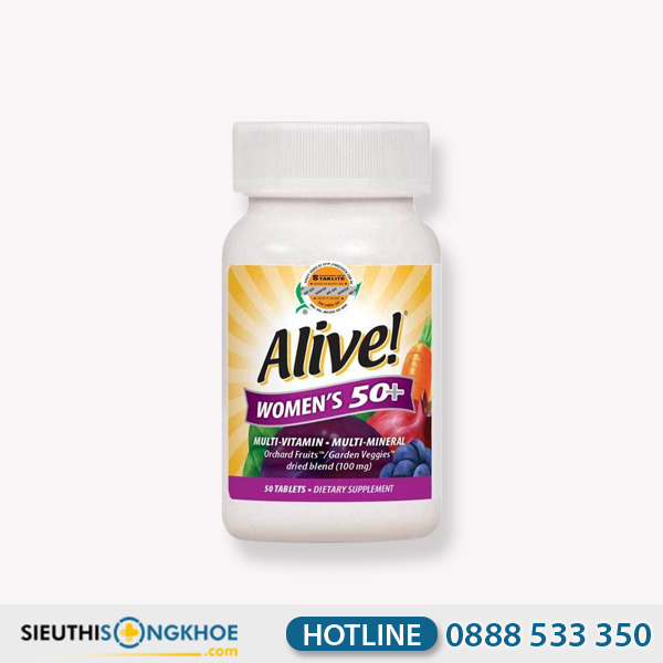 Alive Women's 50+ [240.000] - Hỗ Trợ Sức Khoẻ Phụ Nữ Trên 50