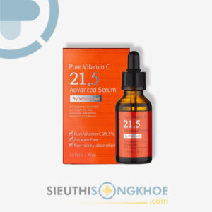 By Wishtrend Pure Vitamin C 21.5 Advanced Serum – Sản Phẩm Hỗ Trợ Điều Trị Thâm Sạm Nám Da