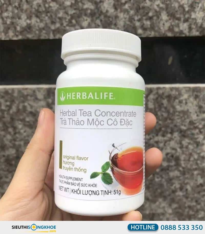cách uống trà thảo mộc herbalife