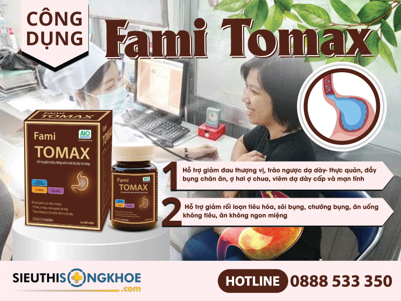 công dụng của fami tomax