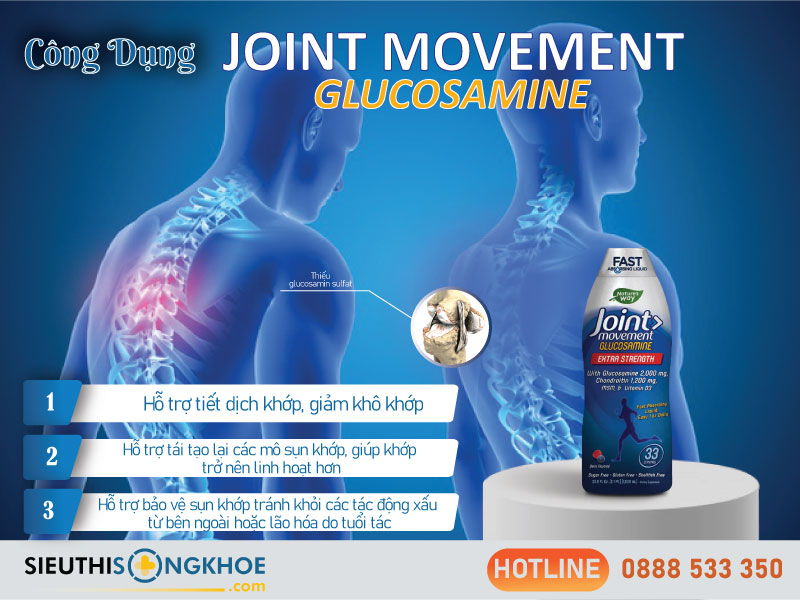 công dụng của joint movement glucosamine