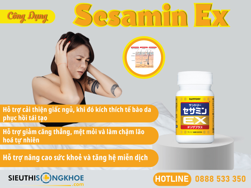 công dụng của sesamin ex