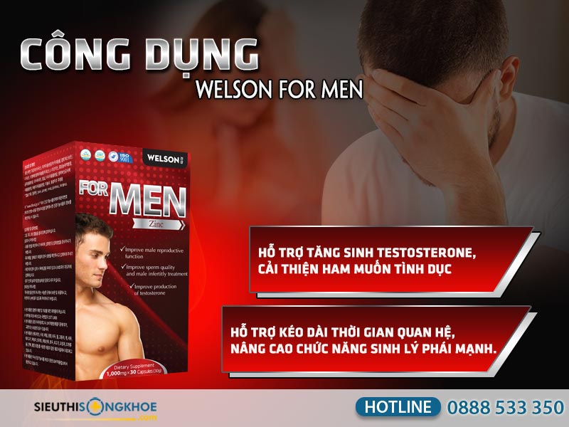công dụng của welson for men