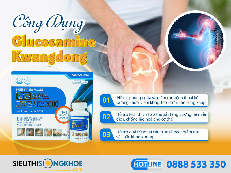 công dụng kwangdong joint glucosamin