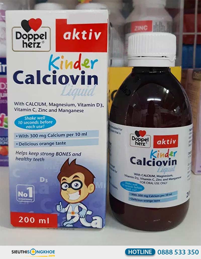 doppelherz kinder calciovin liquid 200ml