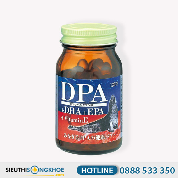 DPA DHA EPA Vitamin E Orihiro - Viên Uống Hỗ Trợ Bổ Não