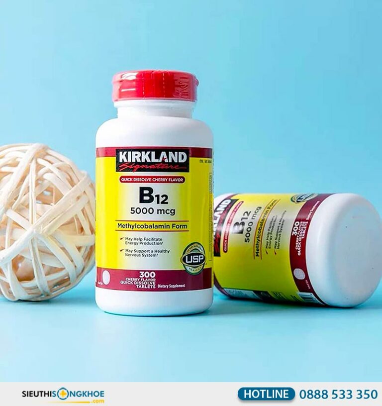 Kirkland Vitamin B12 5000mcg {630.000đ} Hỗ Trợ Cải Thiện Não